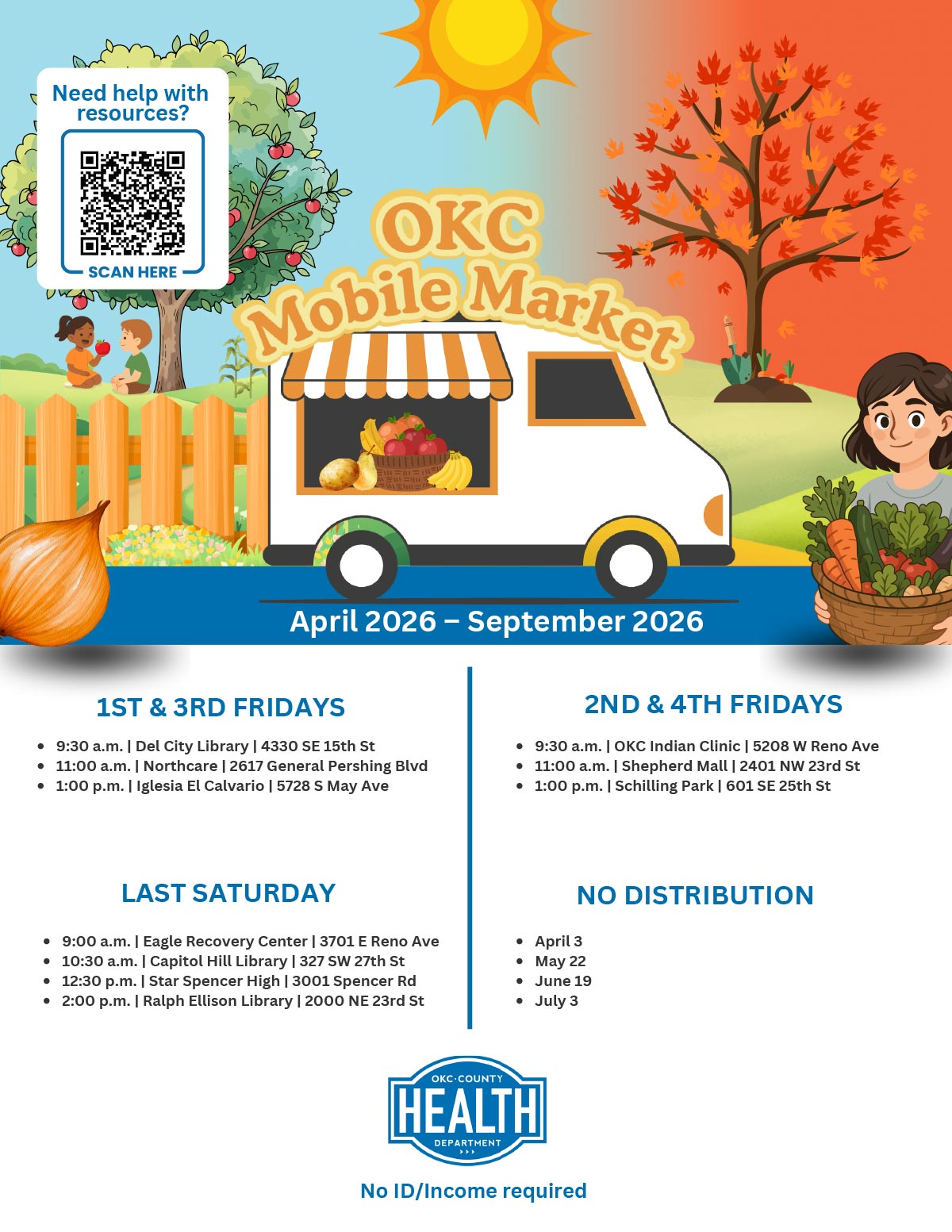 Mobile market English flyer